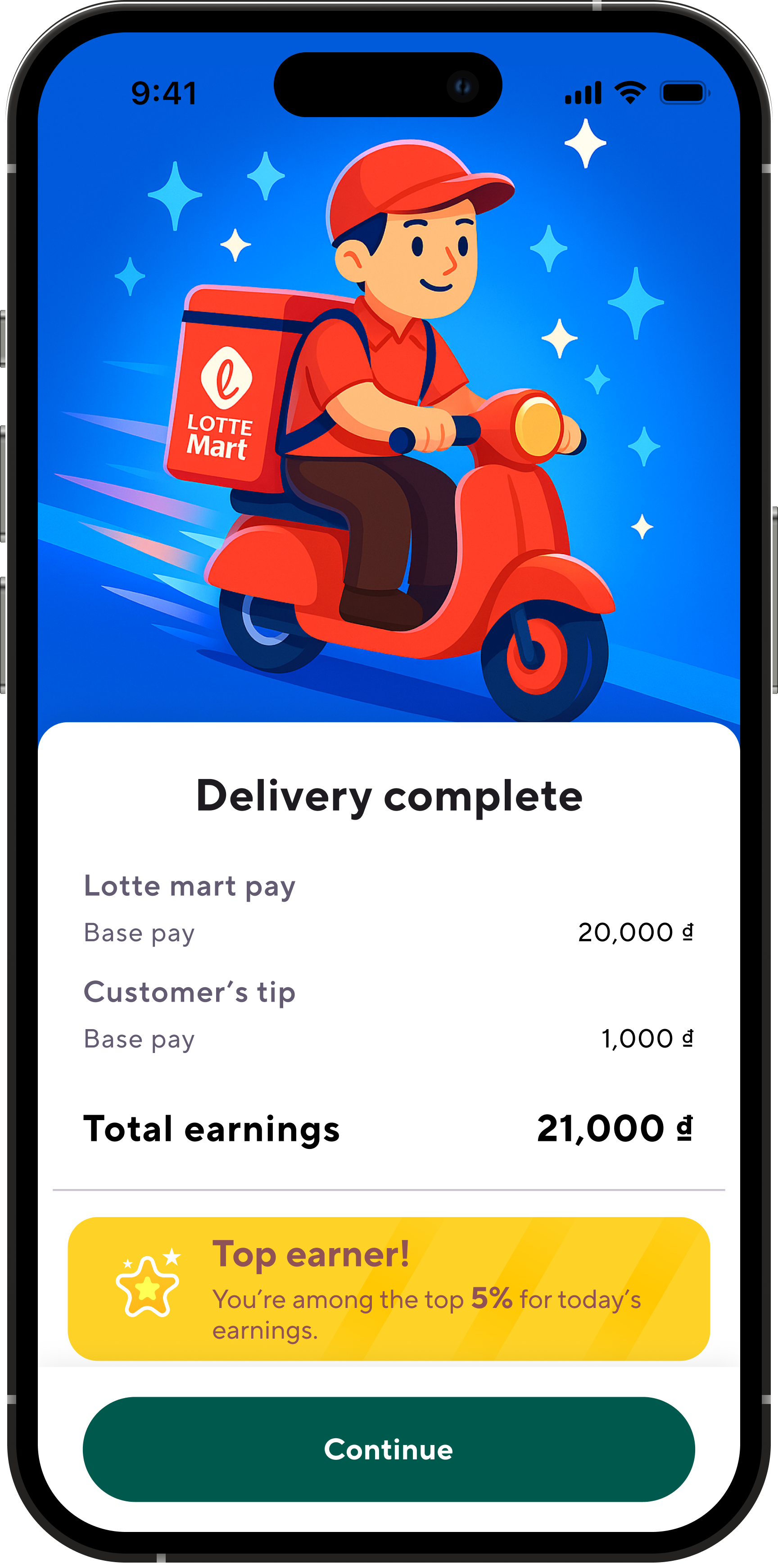 Delivery App Screen 13