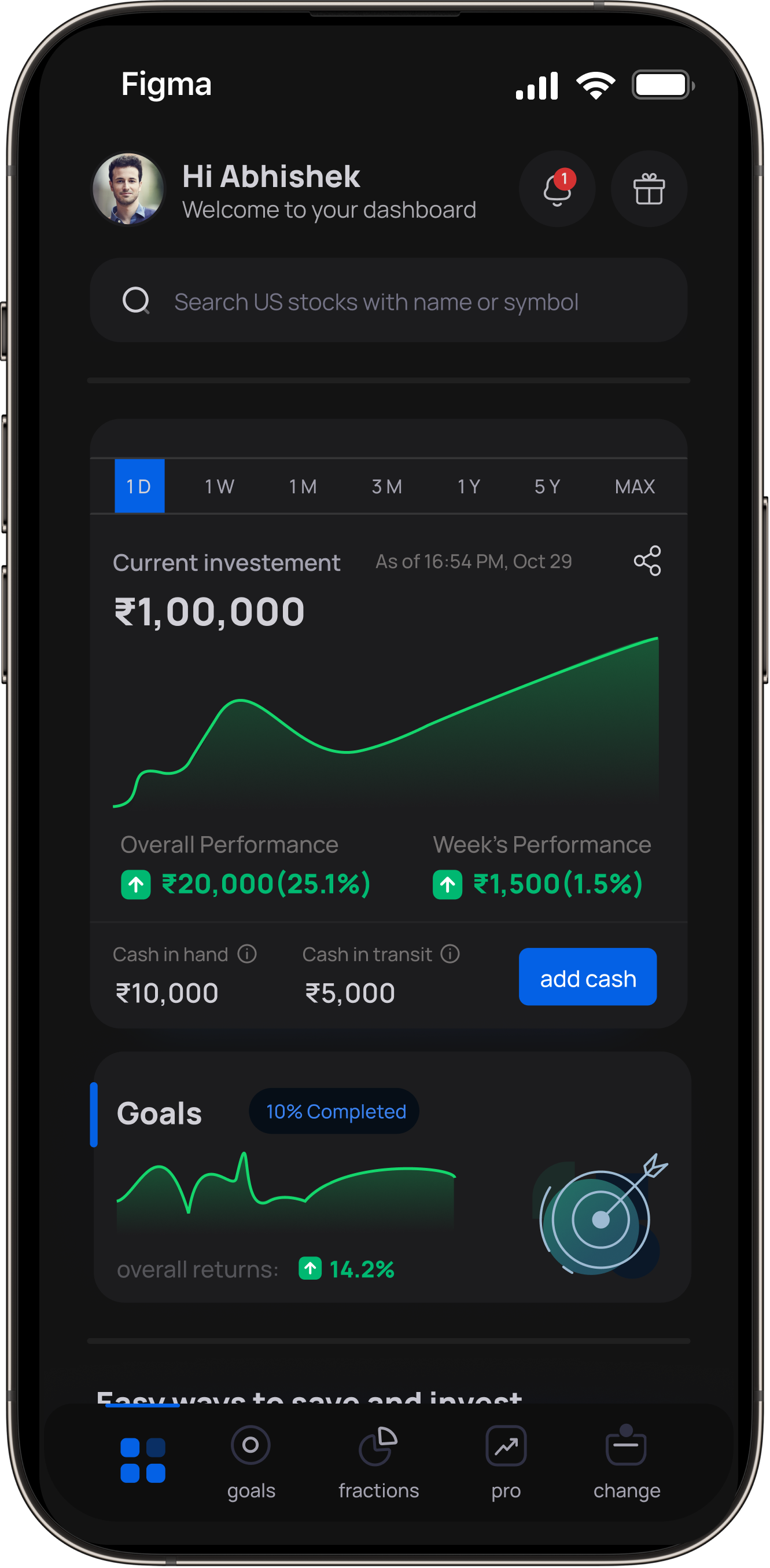 Web mockup
